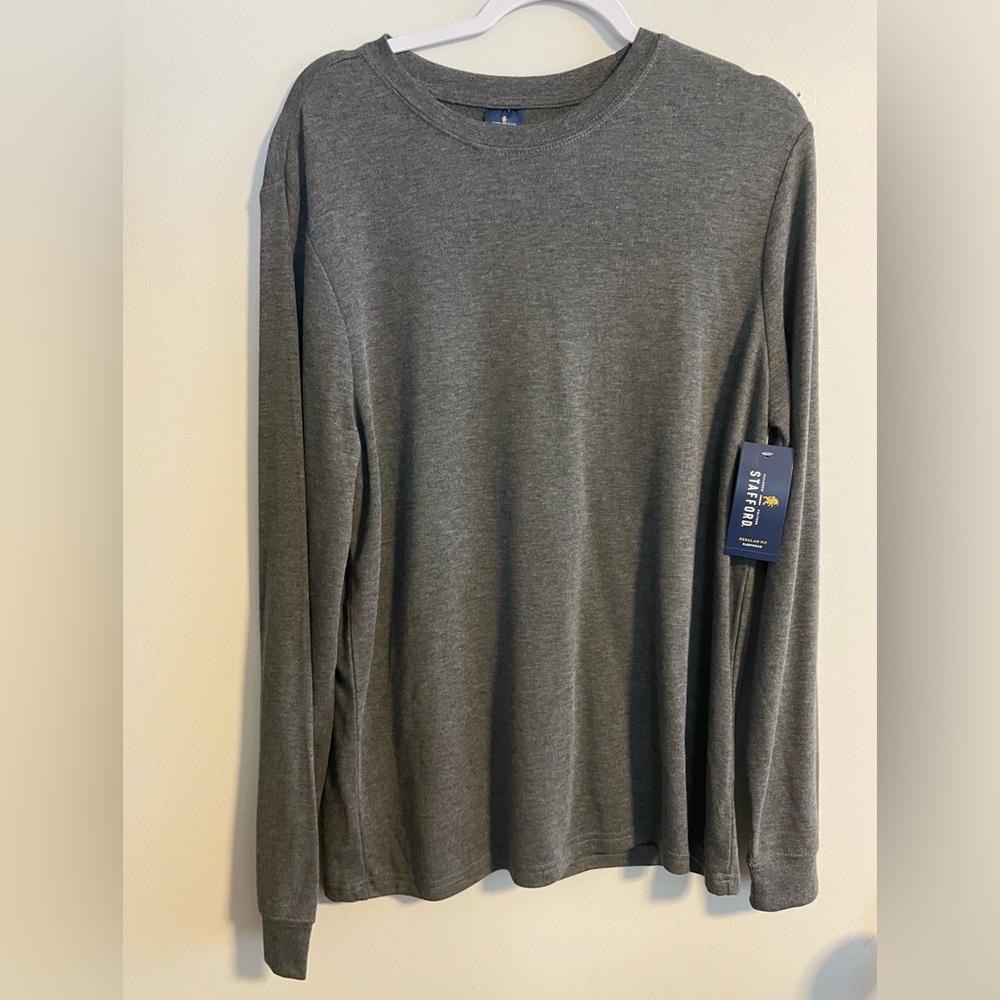 Stafford Men’s M Charcoal Sleepwear NWT C-44” L-28” S-29”
